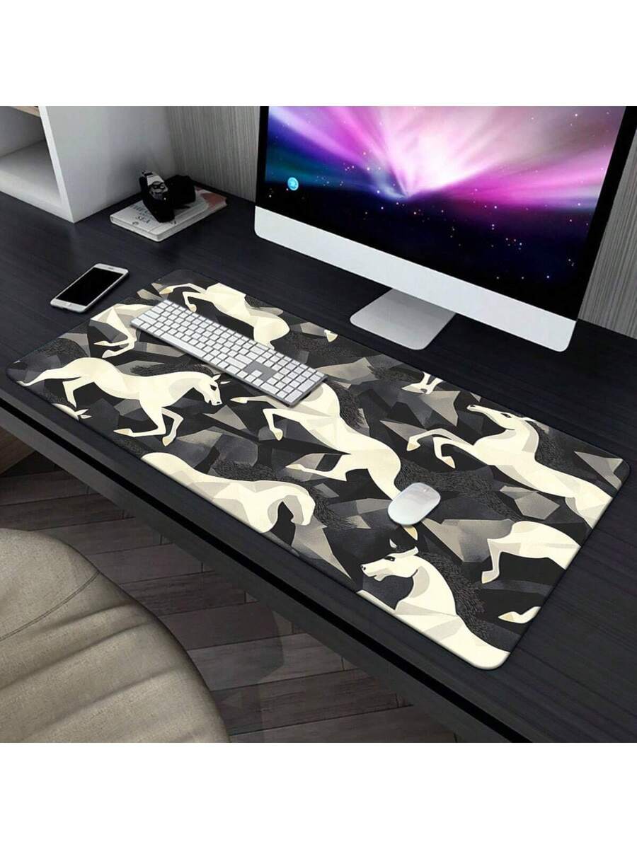 Stylish Black And White Cow Pa - Cow Mat Rubber avis et prix