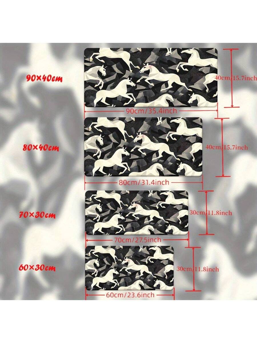 Stylish Black And White Cow Pa - Cow Mat Rubber avis et prix