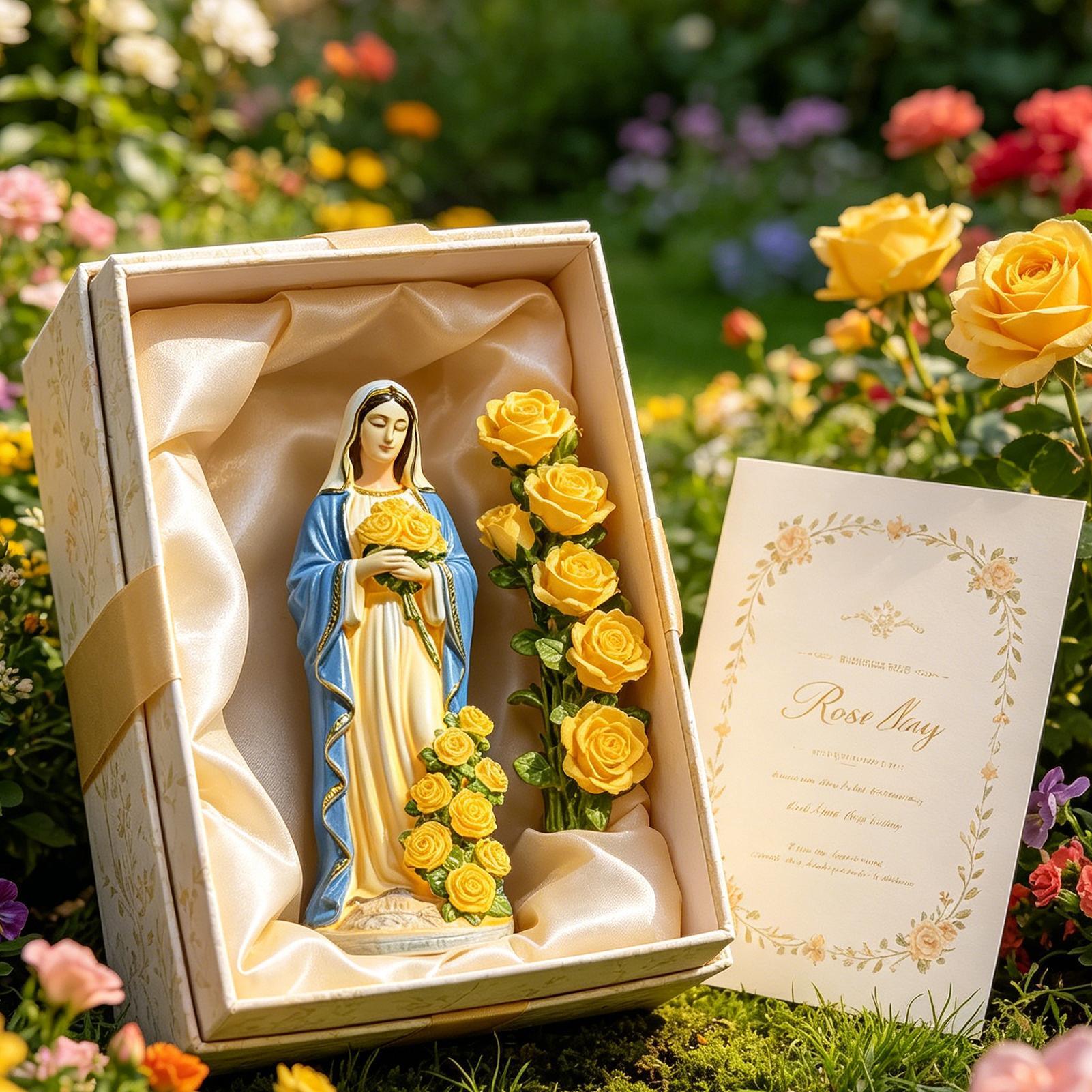 Virgin Mary Solar Statue Garde - Farming And Agriculture avis et prix