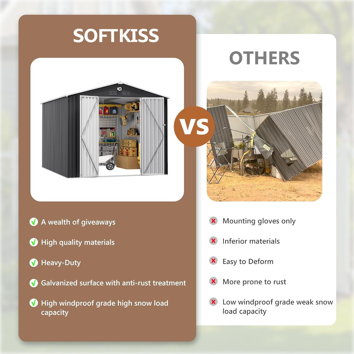 10x12 FT Metal Outdoor Storage - Farming And Agriculture avis et prix