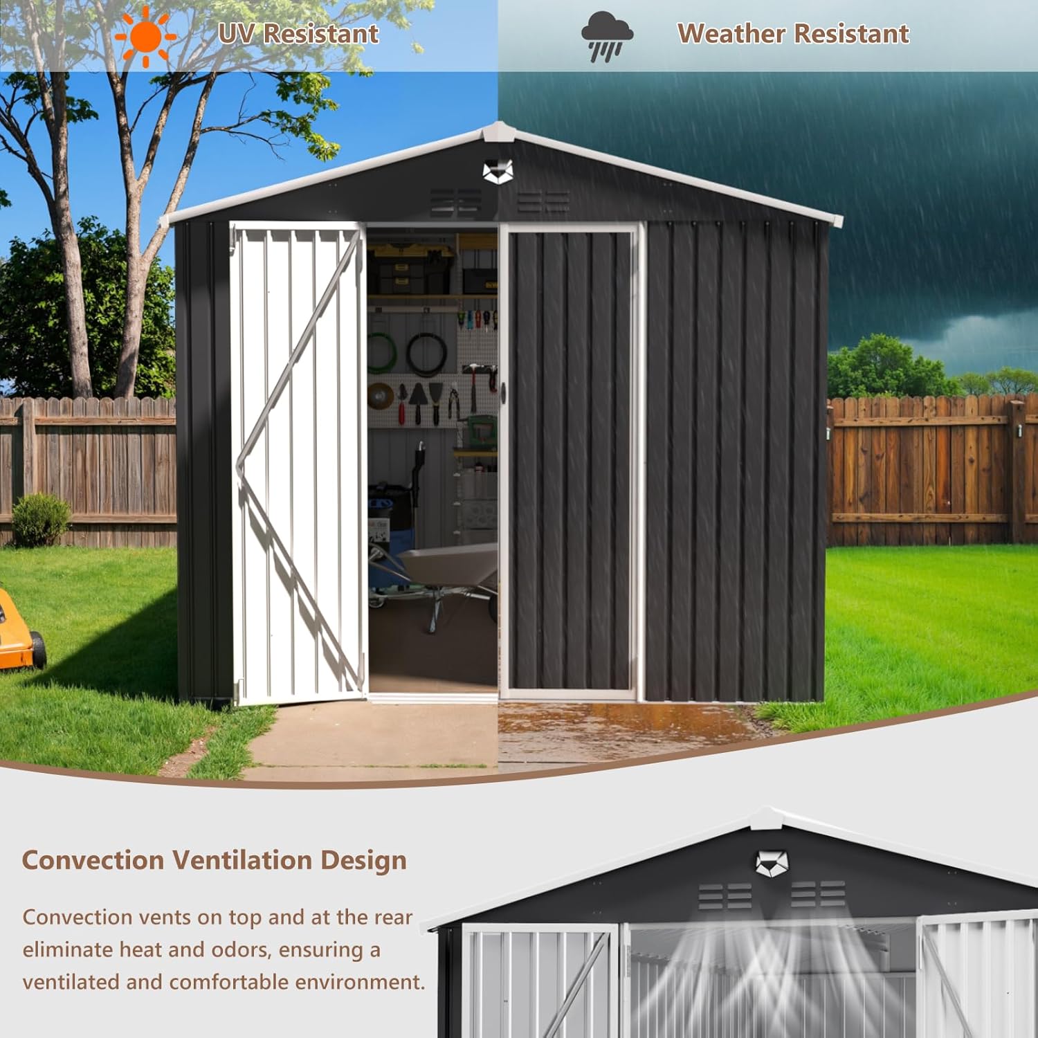 10x12 FT Metal Outdoor Storage - Farming And Agriculture avis et prix