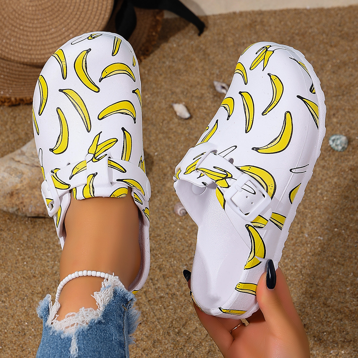 Women's Cartoon Banana Print S - Farming And Agriculture avis et prix