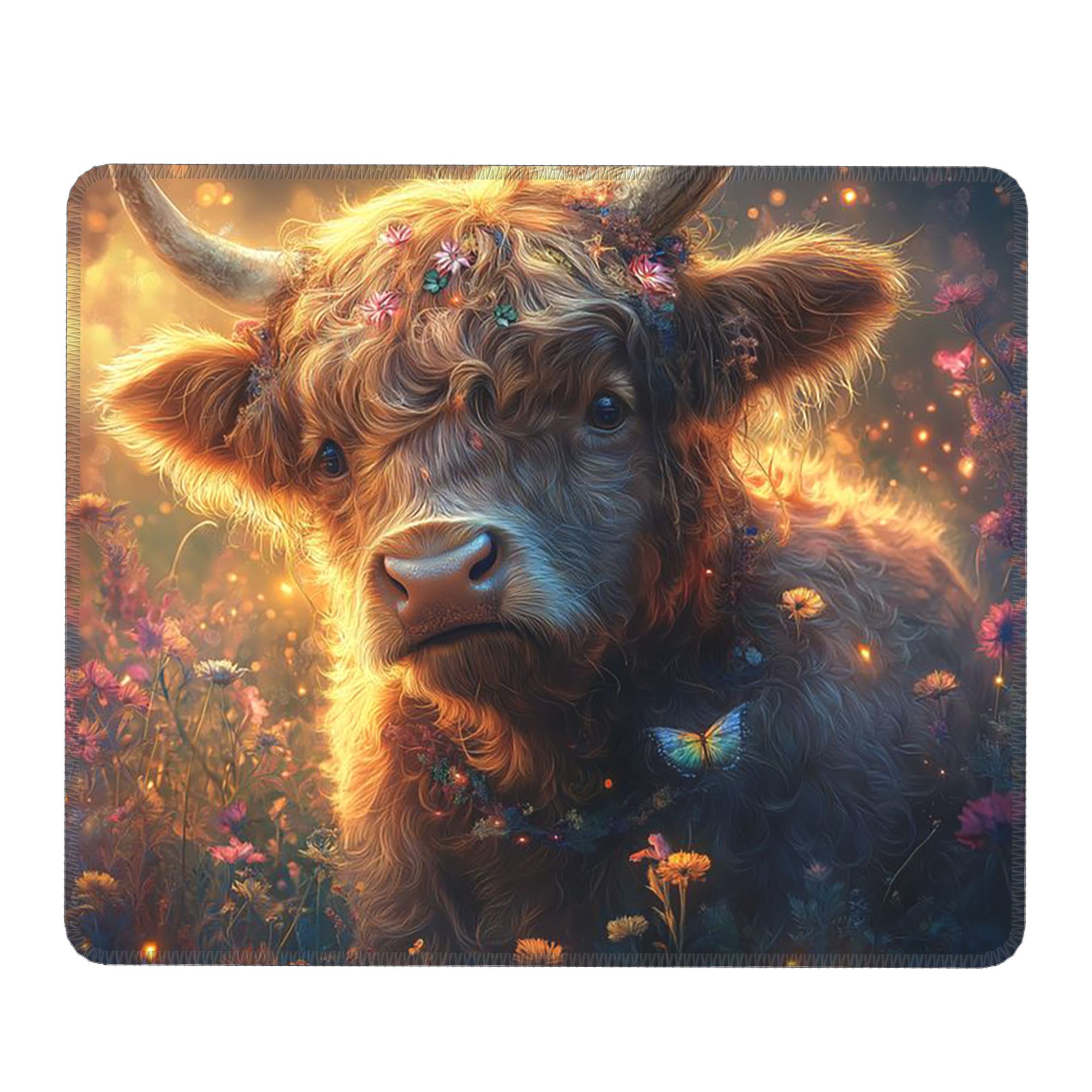 Highland Cow In Magical Forest - Cow Mat Rubber avis et prix