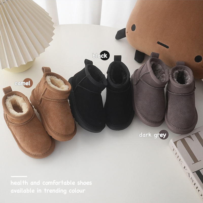 Children Winter Snow Boots Bab - Cow Mat Rubber avis et prix