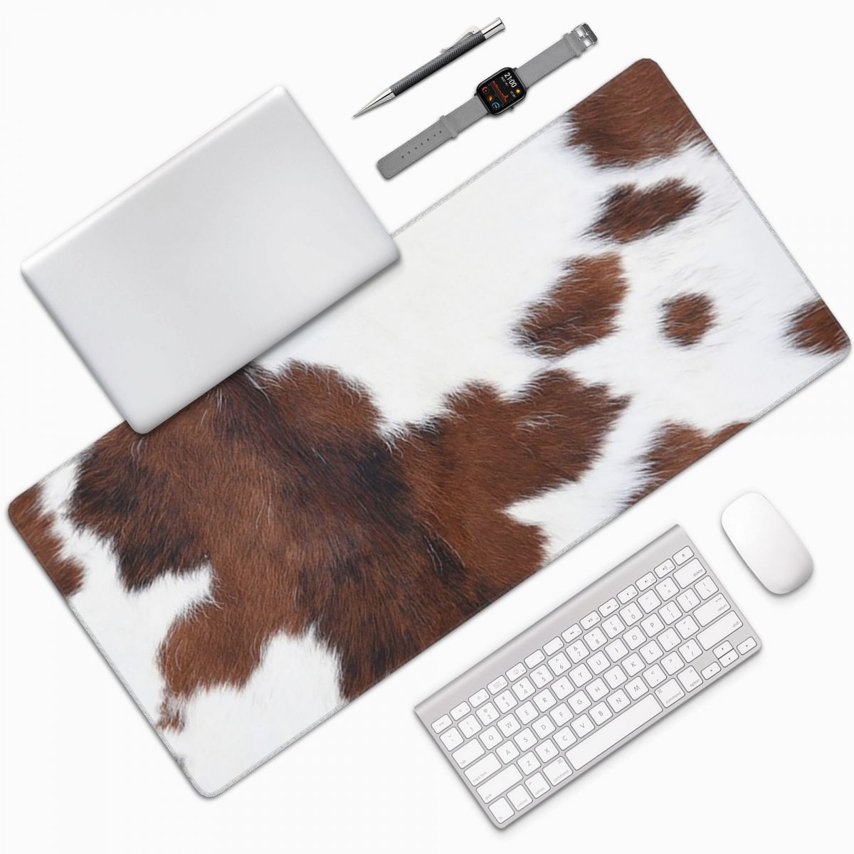 Large Mouse Pad Cow Skin Patte - Cow Mat Rubber avis et prix