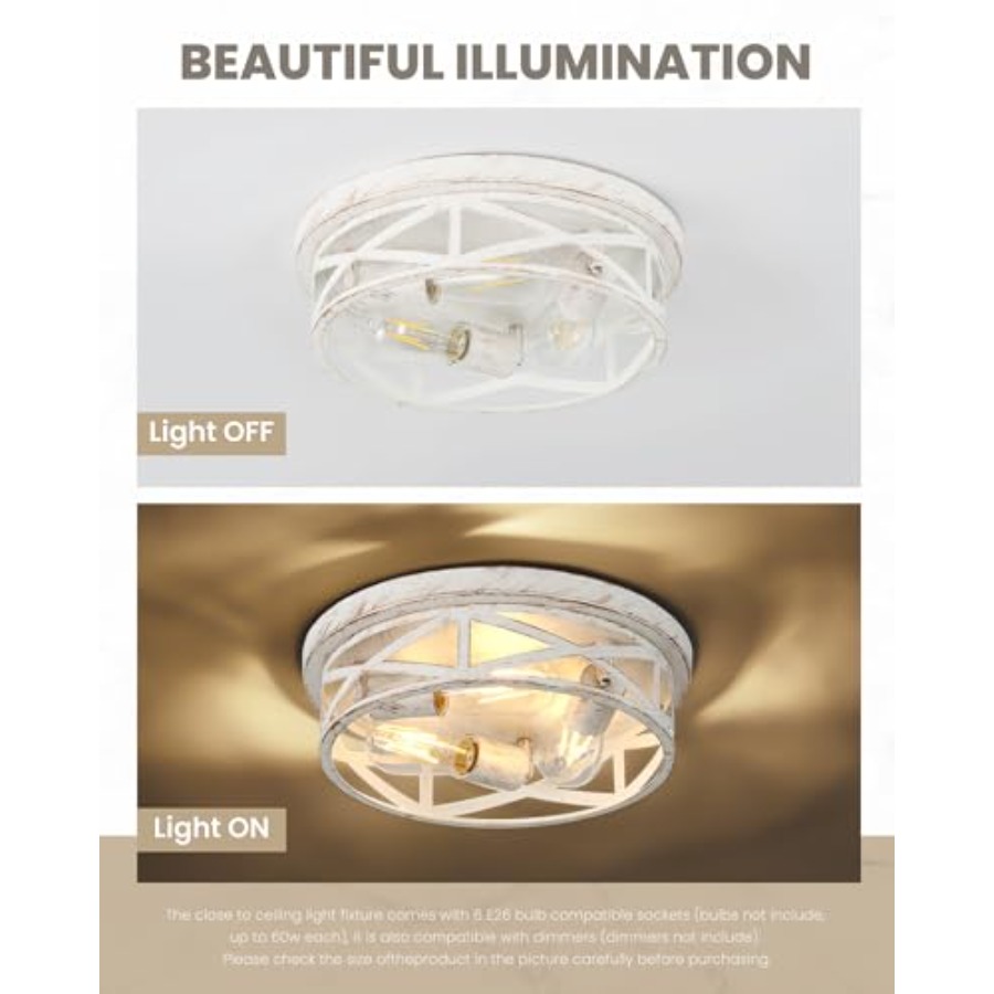 13 inch Flush Mount Ceiling Li - Farming A avis et prix