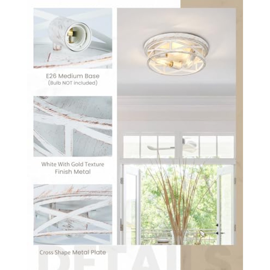 13 inch Flush Mount Ceiling Li - Farming A avis et prix