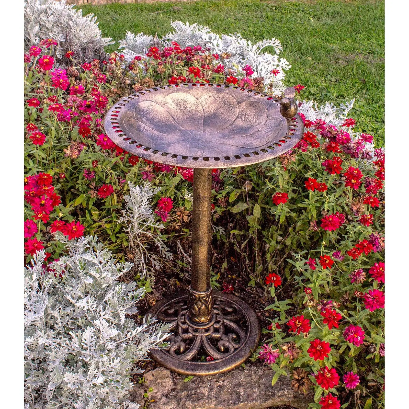Resin Bird Bath Decorative Gar - Farming And Agriculture avis et prix
