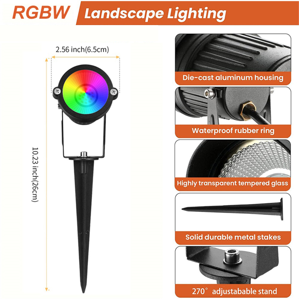 RGBW Landscape Lighting 10W wi - Farming And Agriculture avis et prix