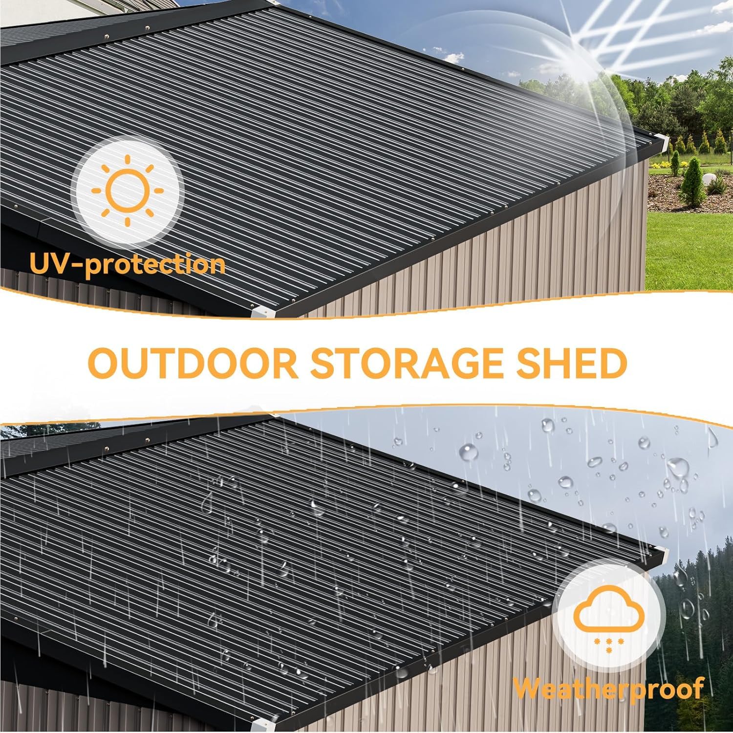 10 x 12FT Outdoor Storage Shed - Farming And Agriculture avis et prix