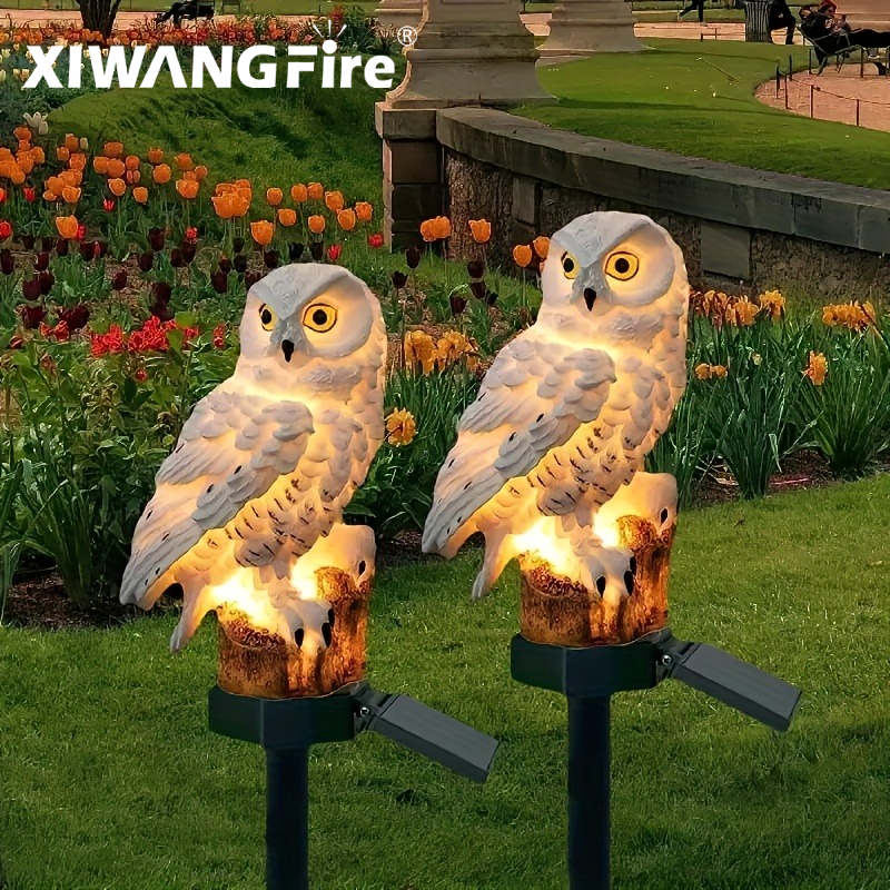 Solar Owl Statue Garden Light  - Farming And Agriculture avis et prix