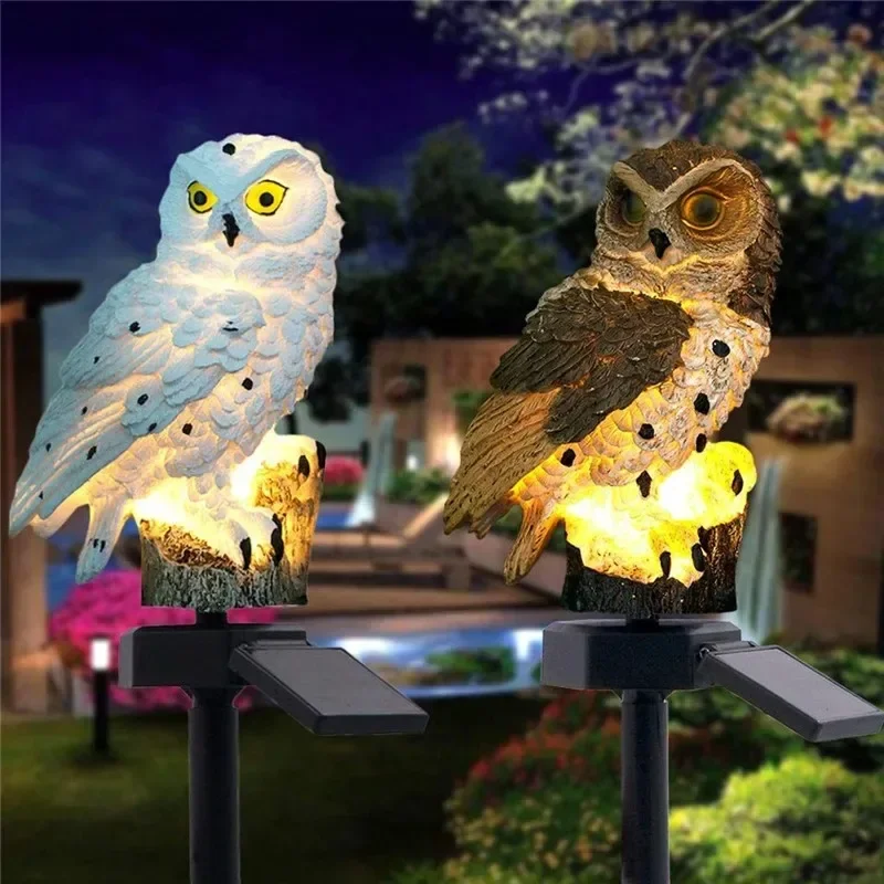 Solar Owl Statue Garden Light  - Farming And Agriculture avis et prix