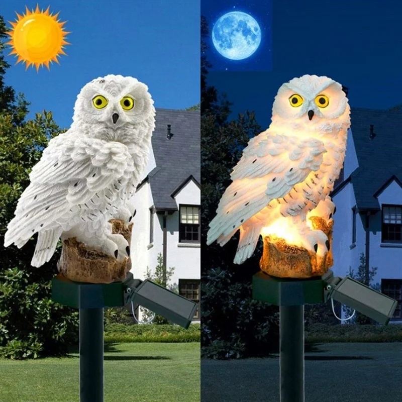 Solar Owl Statue Garden Light  - Farming And Agriculture avis et prix