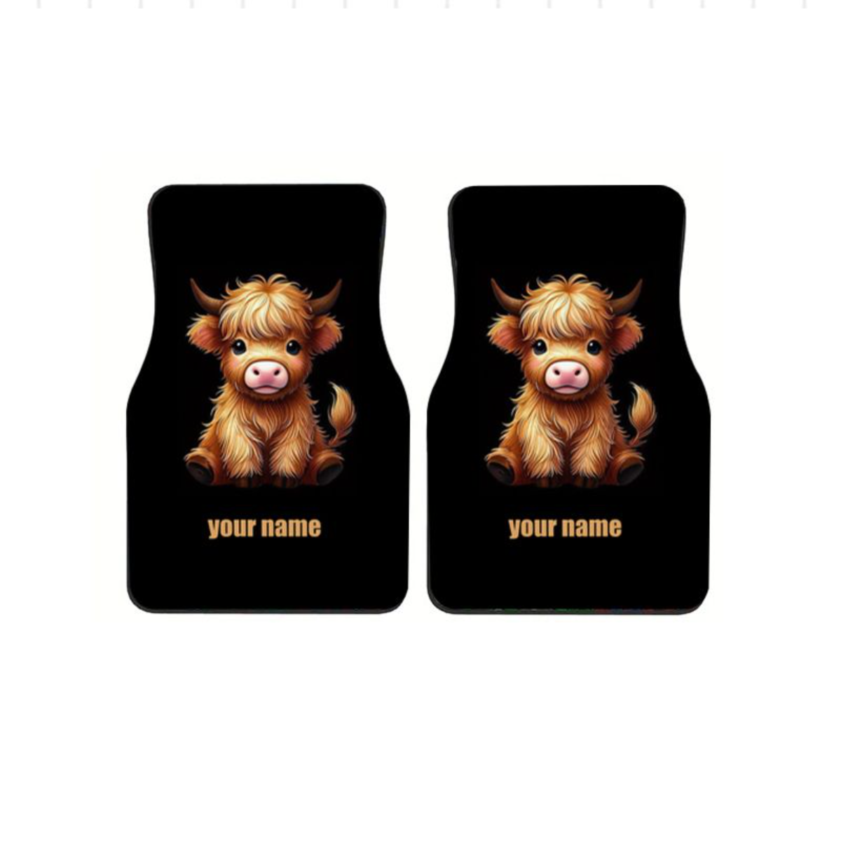 Universal 4 Pcs Car Floor Mats - Cow Mat Rubber avis et prix