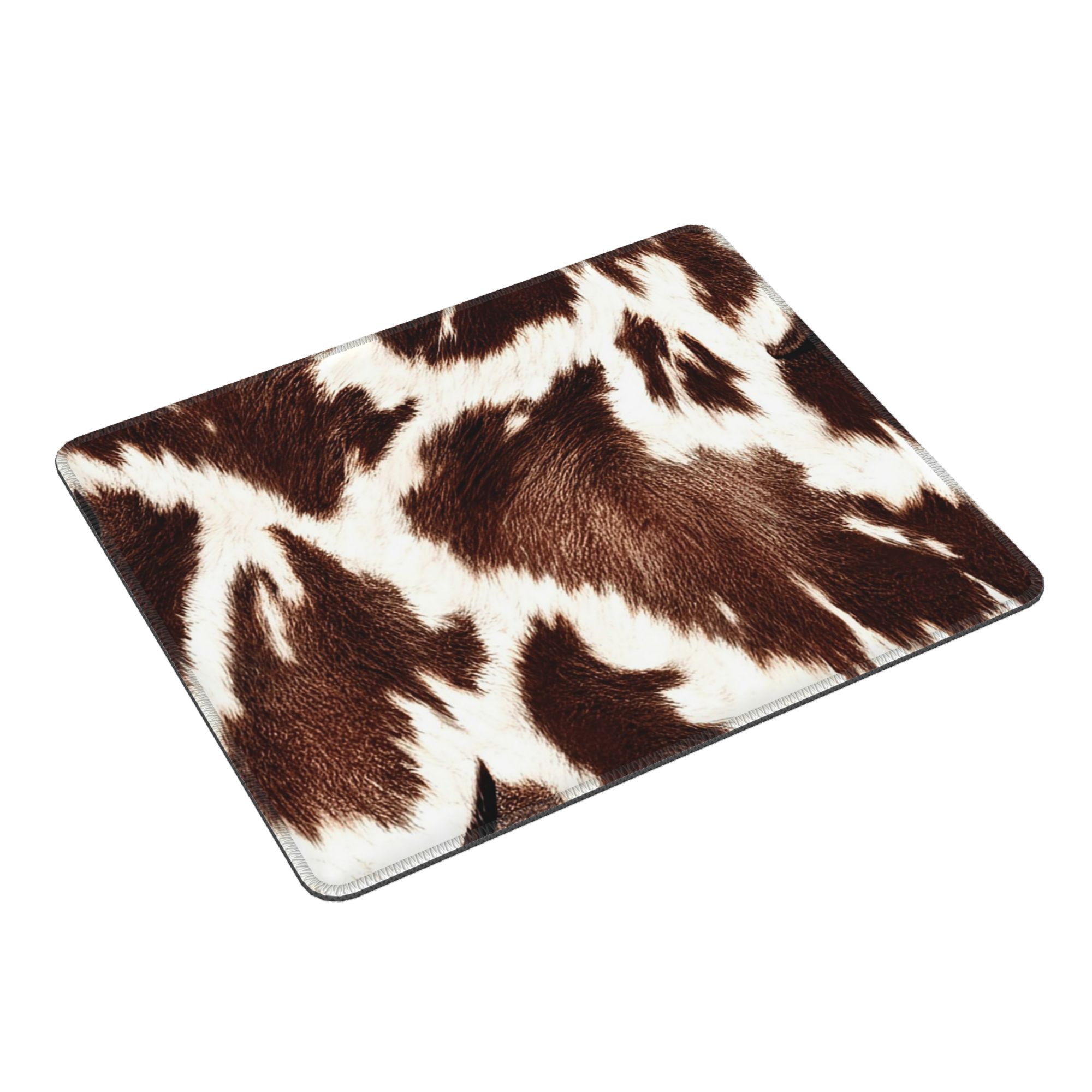 Cow Skin Pattern Mouse Pad Com - Cow Mat Rubber avis et prix