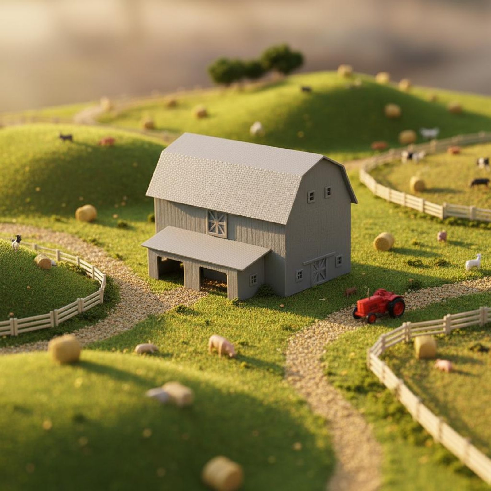 1:87 Farm Building Model Paint - Farming A avis et prix