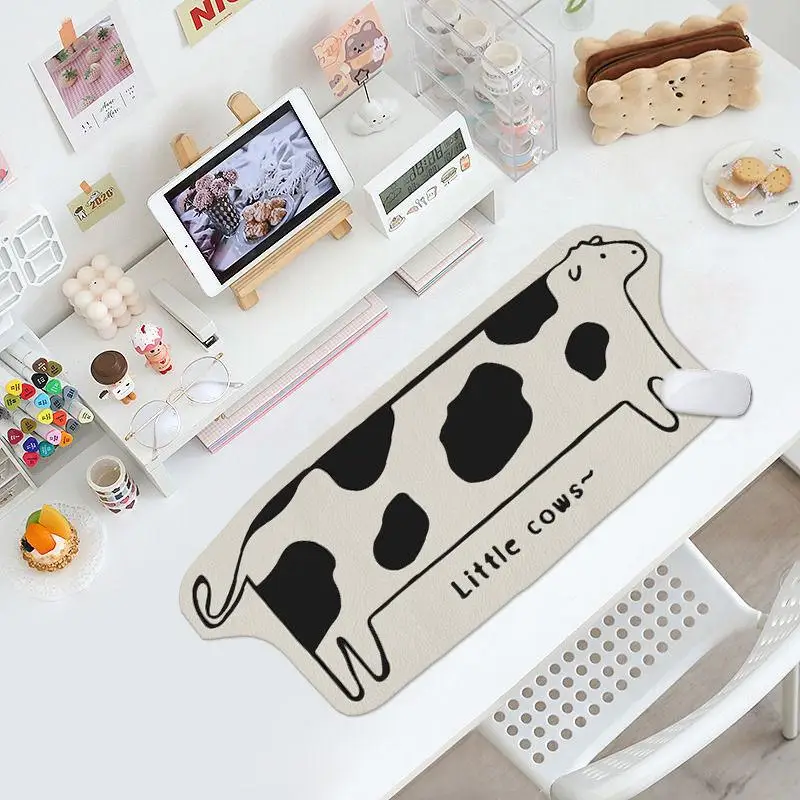 Kawaii Cat Gamer Desk Mat Leat - Cow Mat Rubber avis et prix