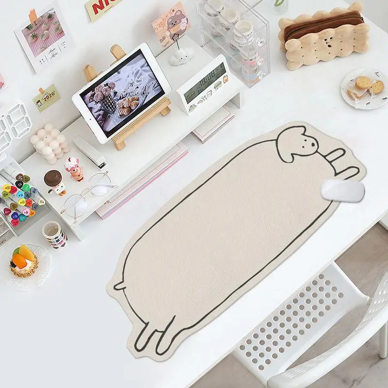 Kawaii Cat Gamer Desk Mat Leat - Cow Mat Rubber avis et prix