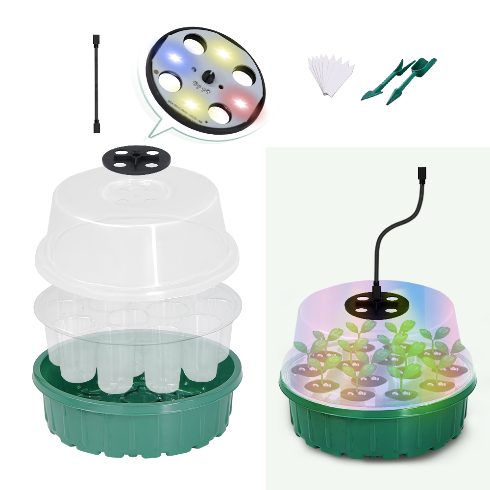 Round Seed Starter Tray with F - Seed Planter avis et prix
